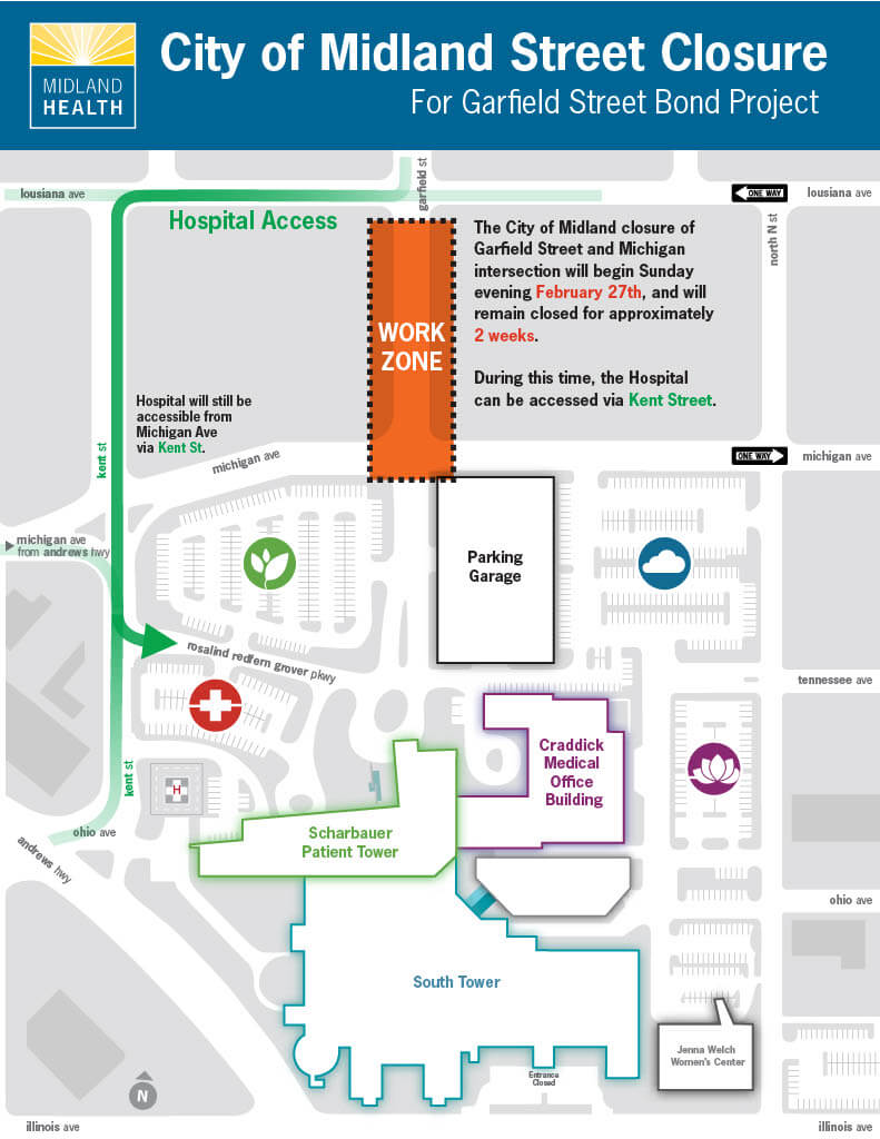 City of Midland Street Closure